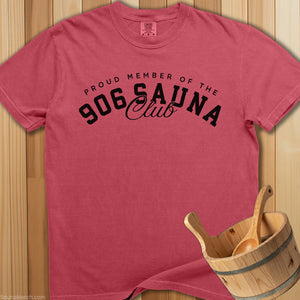 906 Sauna Club Member T-Shirt - Crimson