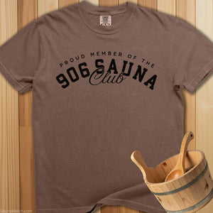 906 Sauna Club Member T-Shirt - Espresso