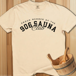 906 Sauna Club Member T-Shirt - Ivory