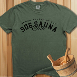 906 Sauna Club Member T-Shirt - Moss