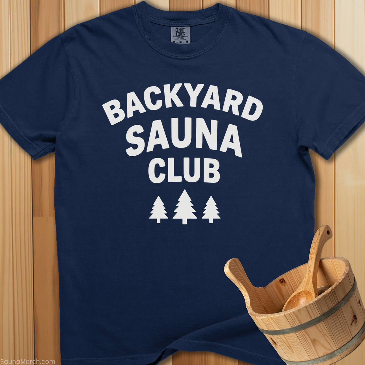 Backyard Sauna Club T-Shirt - SaunaMerch