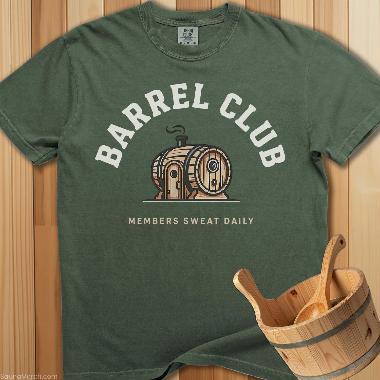 Barrel Club Members Sweat Daily T-Shirt - SaunaMerch