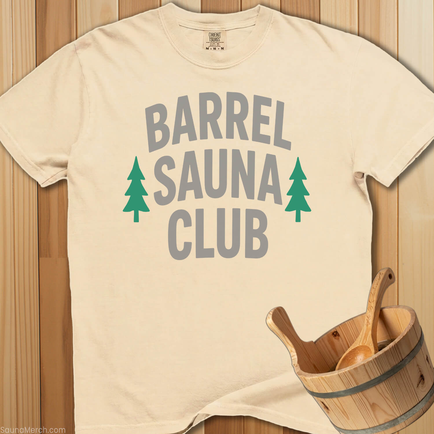 Barrel Sauna Club T-Shirt - SaunaMerch