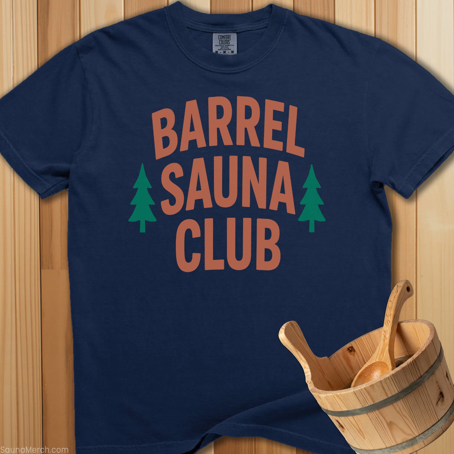 Barrel Sauna Club T-Shirt - SaunaMerch