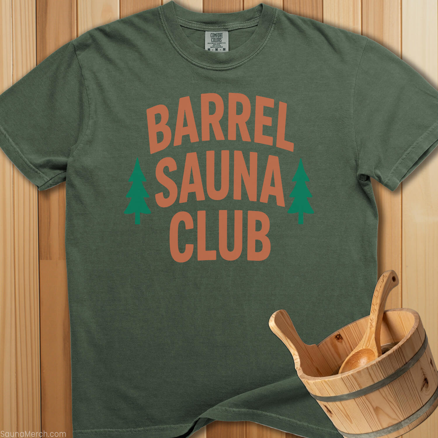 Barrel Sauna Club T-Shirt - SaunaMerch