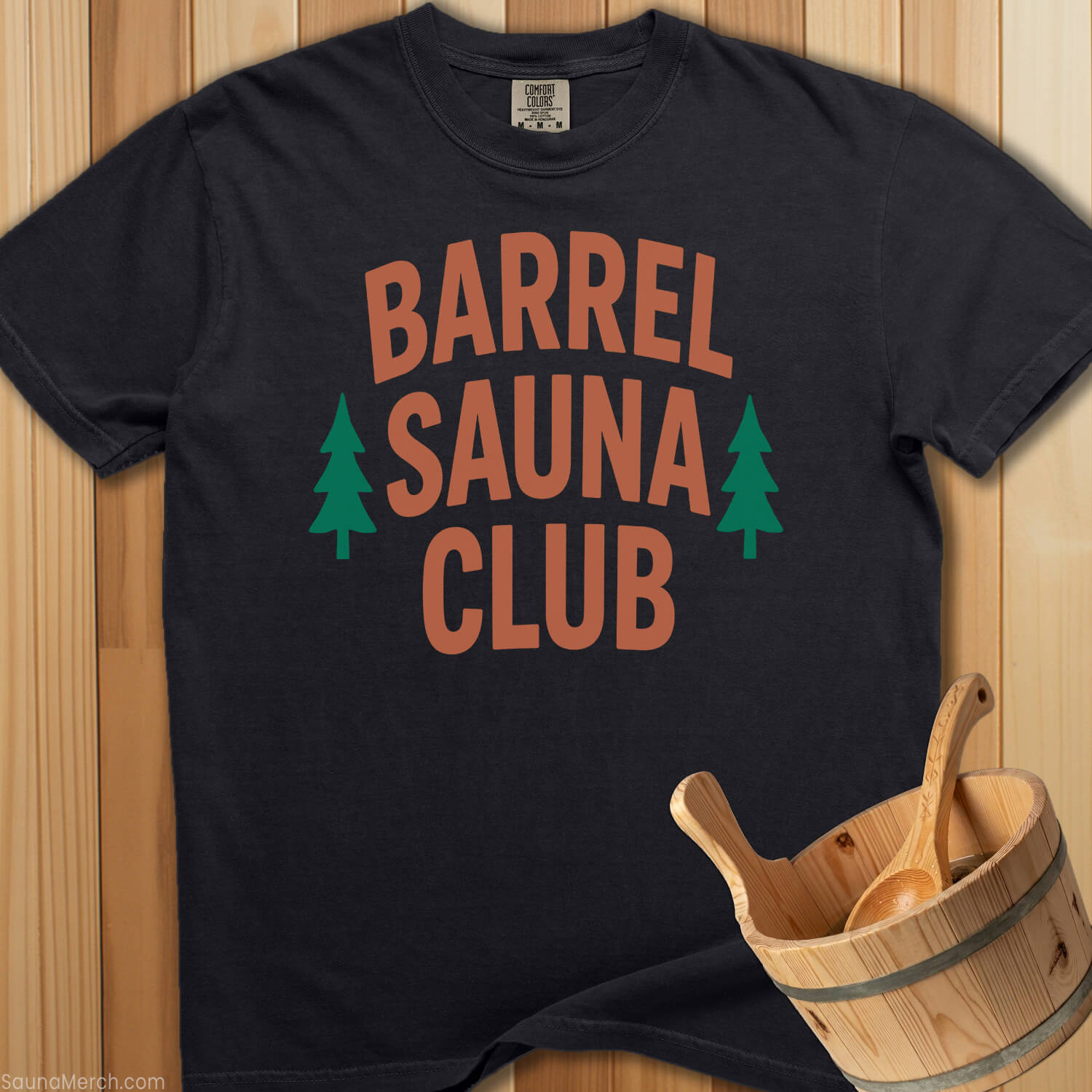 Barrel Sauna Club T-Shirt - SaunaMerch