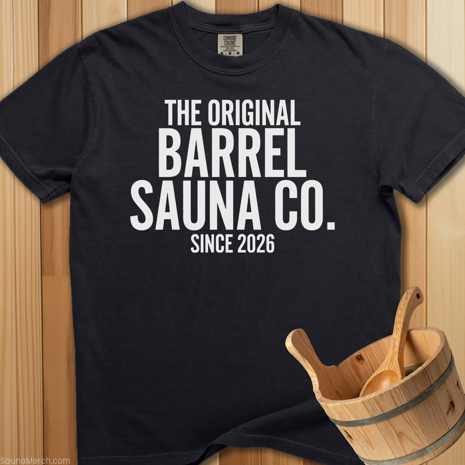 Original Barrel Sauna Company T-Shirt - Black