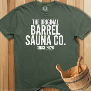Original Barrel Sauna Company T-Shirt - Moss
