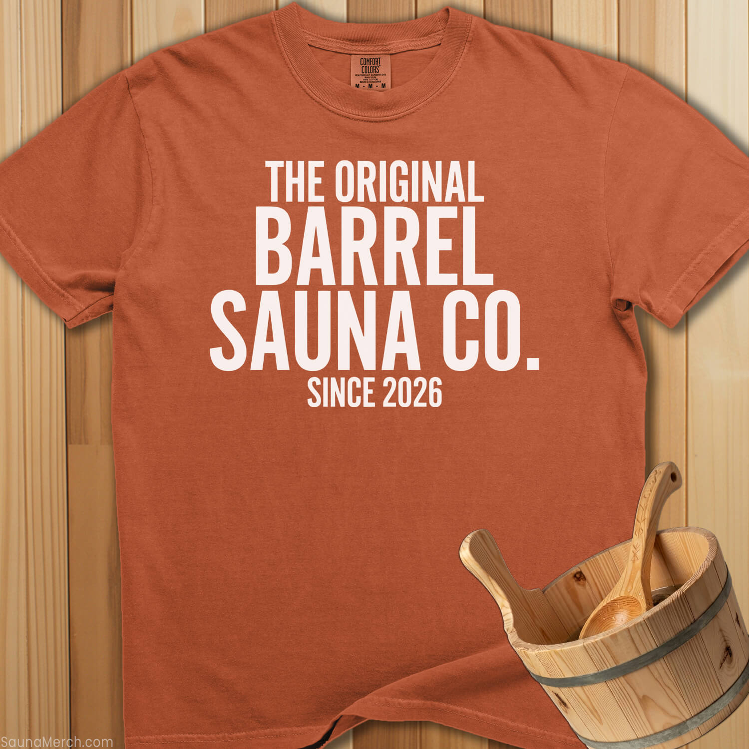 Original Barrel Sauna Company T-Shirt - Yam