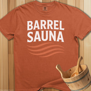 Barrel Sauna Heat Waves T-Shirt - Yam