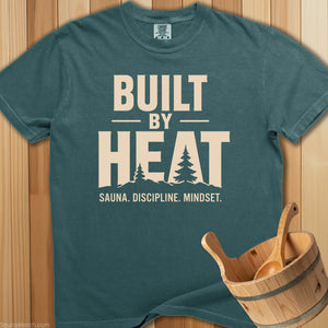 Built By Heat Sauna Discipline T-Shirt - Blue Spruce