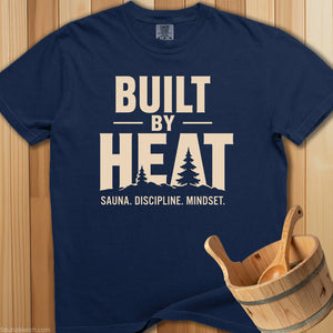 Built By Heat Sauna Discipline T-Shirt - Navy