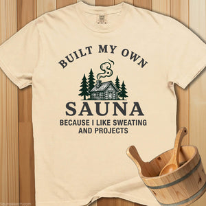 Built My Own Sauna, I Like Sweating And Projects - SaunaMerch