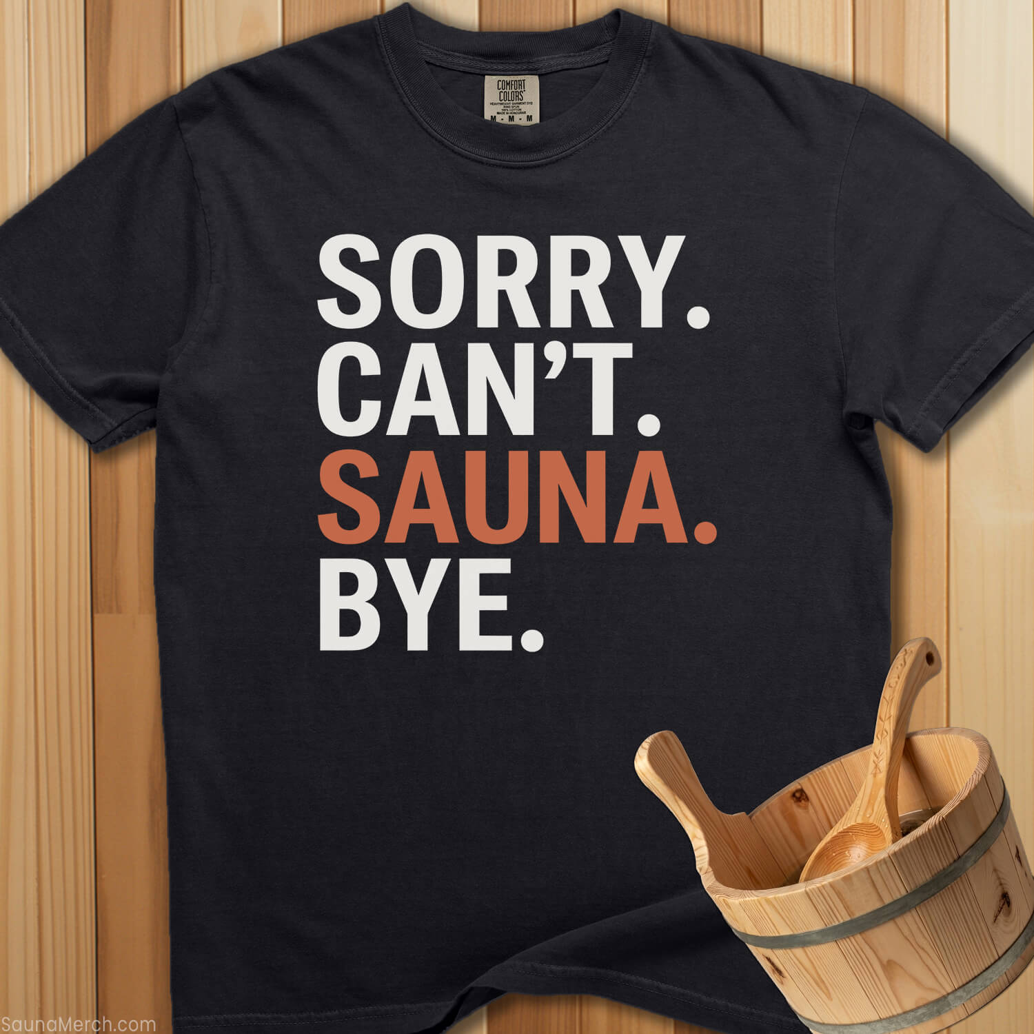 Can't Sauna T-Shirt - Black
