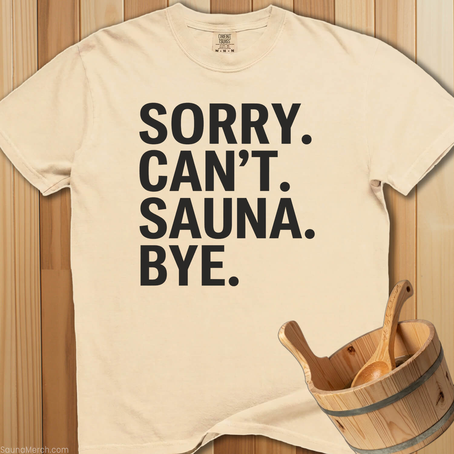 Can't Sauna T-Shirt - Ivory