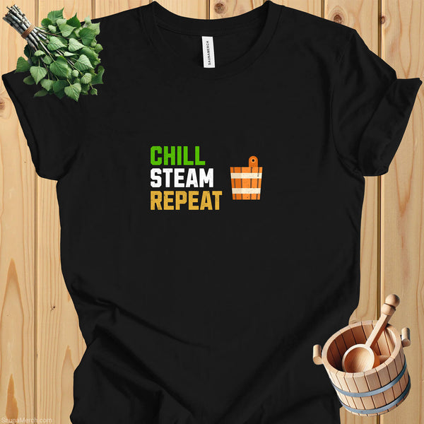 Chill, Steam, Repeat - Sauna Lover's Premium T-Shirt