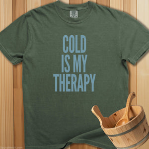 Cold Is My Therapy T-Shirt - SaunaMerch