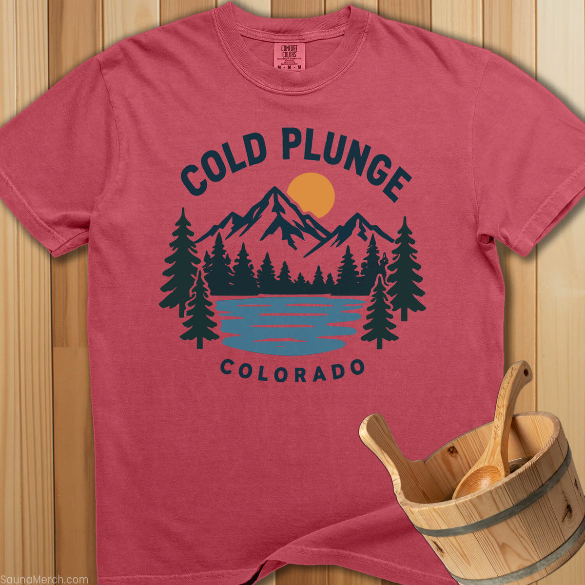 Cold Plunge Colorado T-Shirt - SaunaMerch