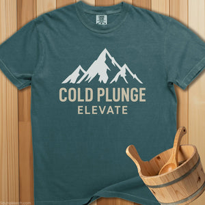 Cold Plunge Elevate T-Shirt - Blue Spruce
