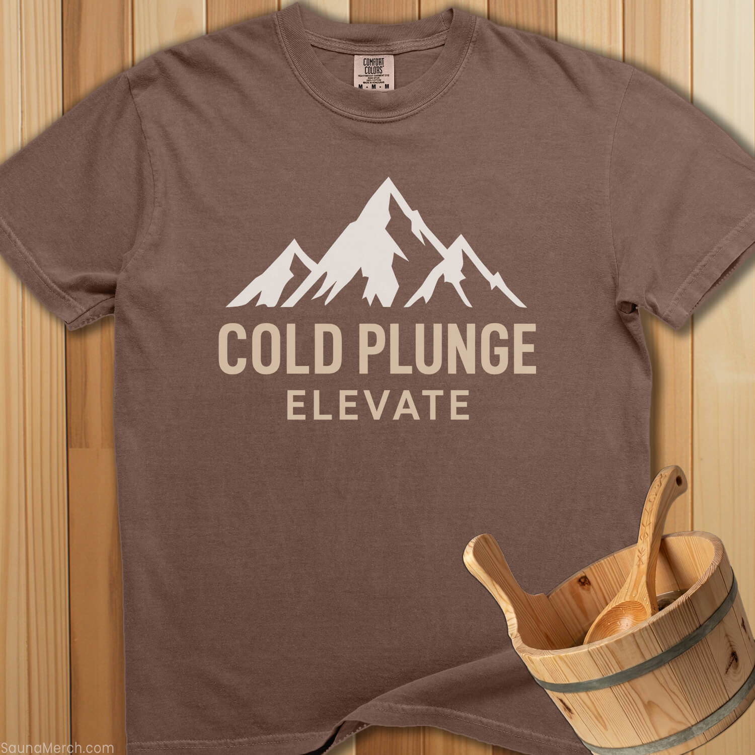 Cold Plunge Elevate T-Shirt - Espresso