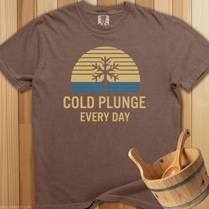 Cold Plunge Every Day T-Shirt - Espresso