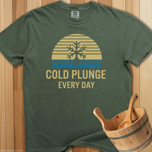 Cold Plunge Every Day T-Shirt - SaunaMerch