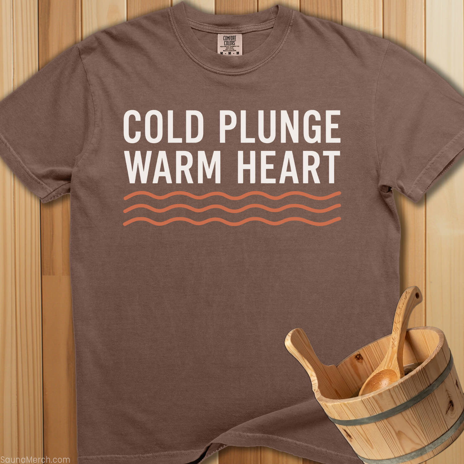 Cold Plunge Warm Heart T-Shirt - SaunaMerch