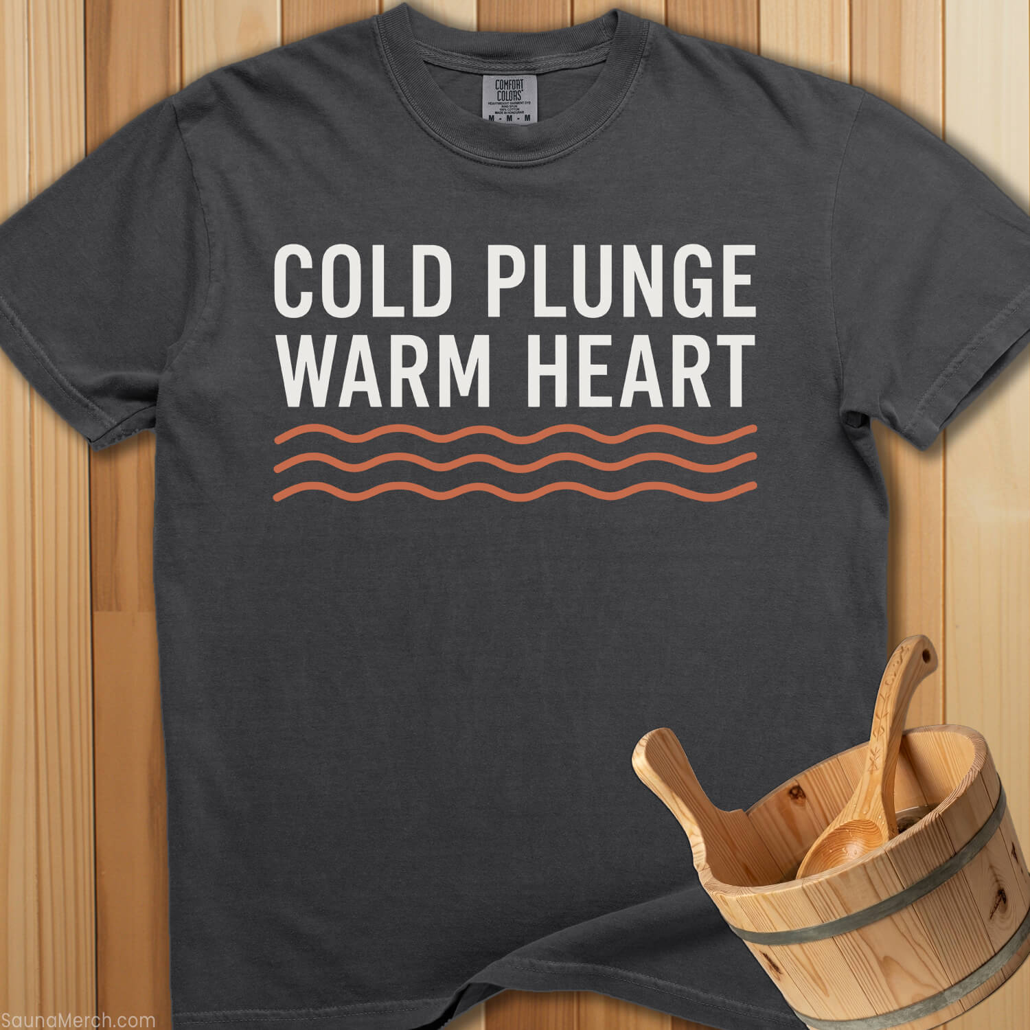 Cold Plunge Warm Heart T-Shirt - SaunaMerch