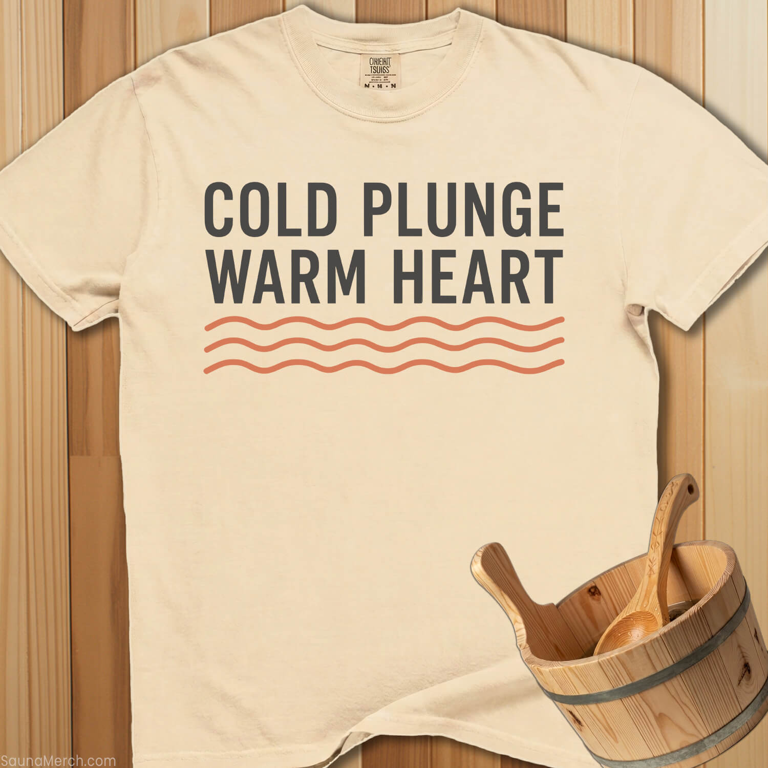 Cold Plunge Warm Heart T-Shirt - SaunaMerch