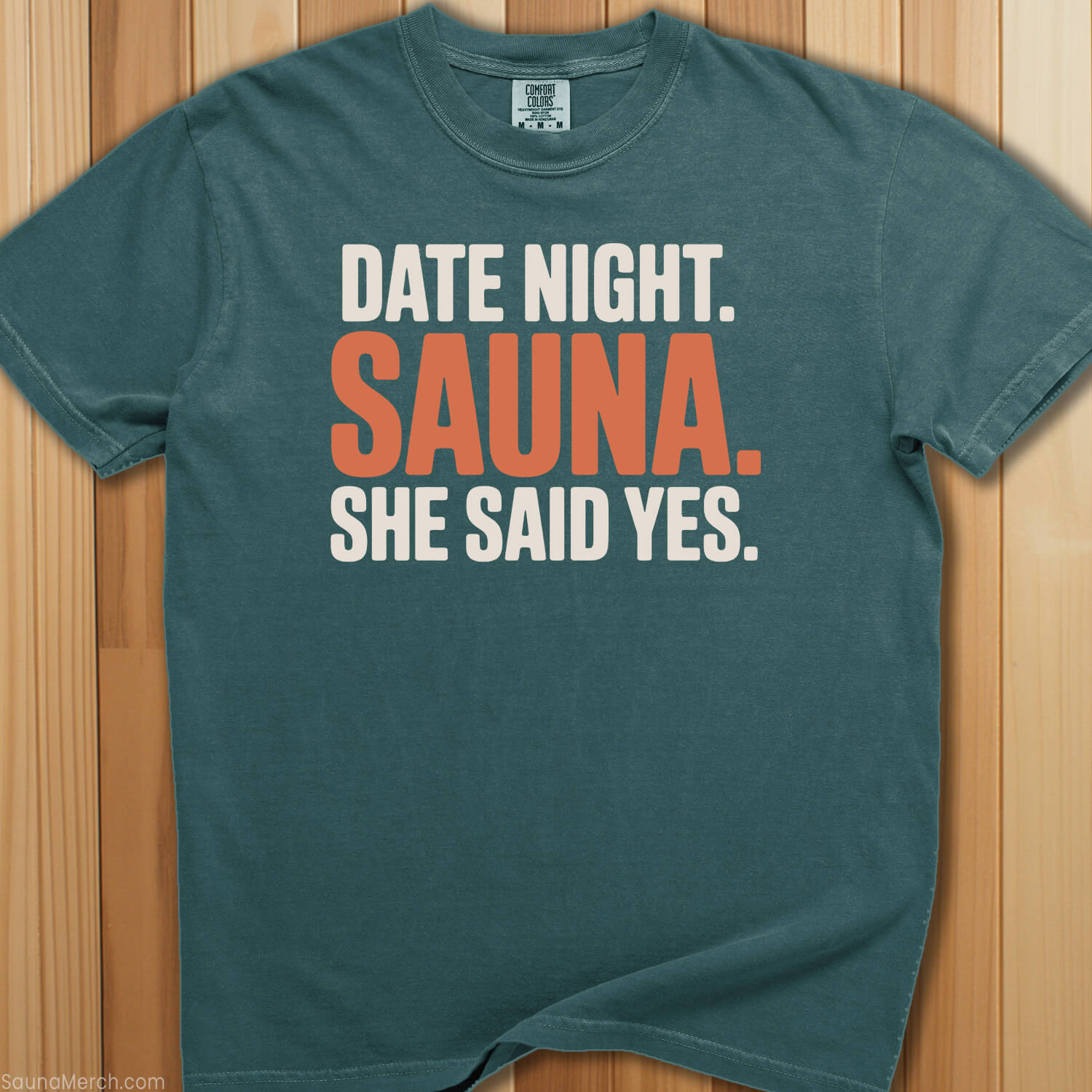 Date Night Sauna T-Shirt - SaunaMerch
