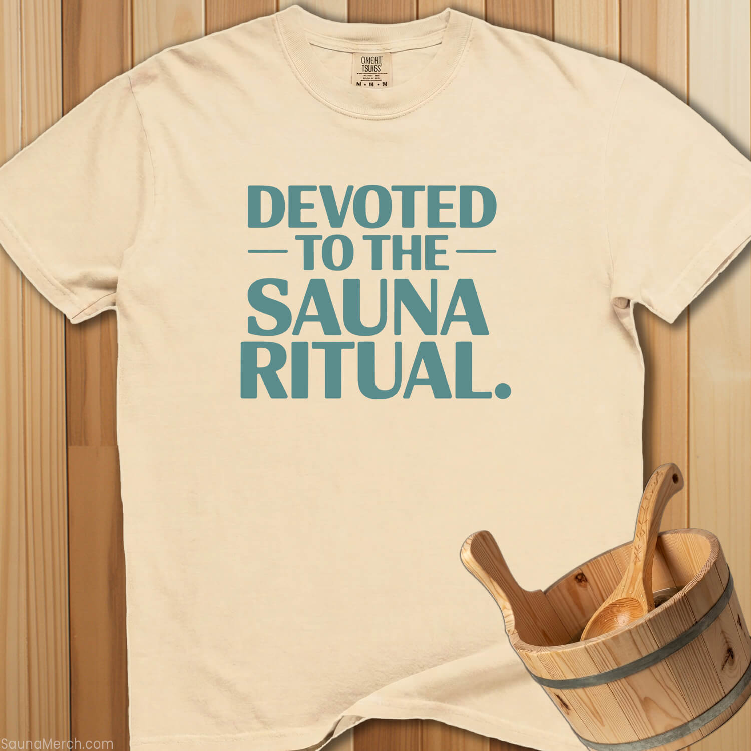 Devoted To The Sauna Ritual T-Shirt - SaunaMerch