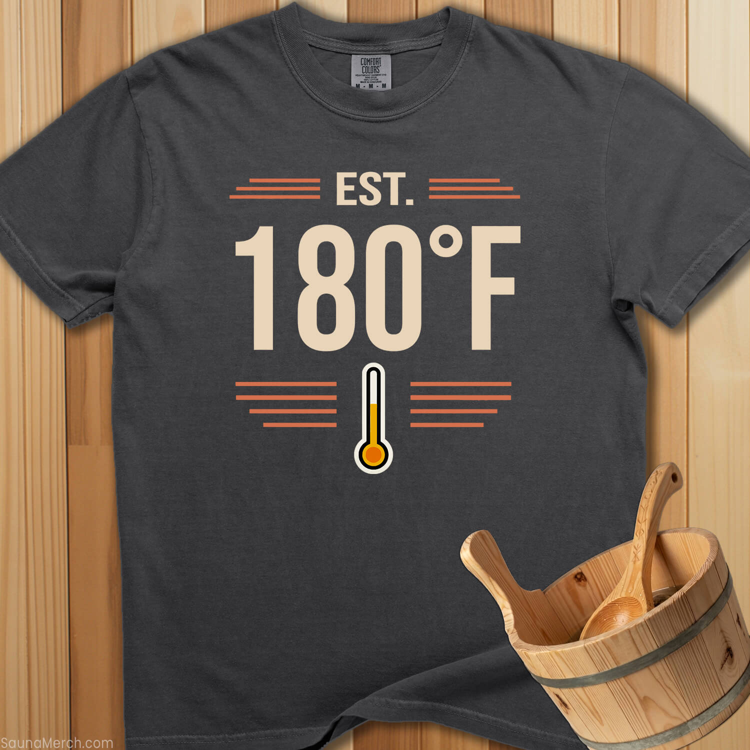 Established 180 Degrees Sauna T-Shirt - SaunaMerch