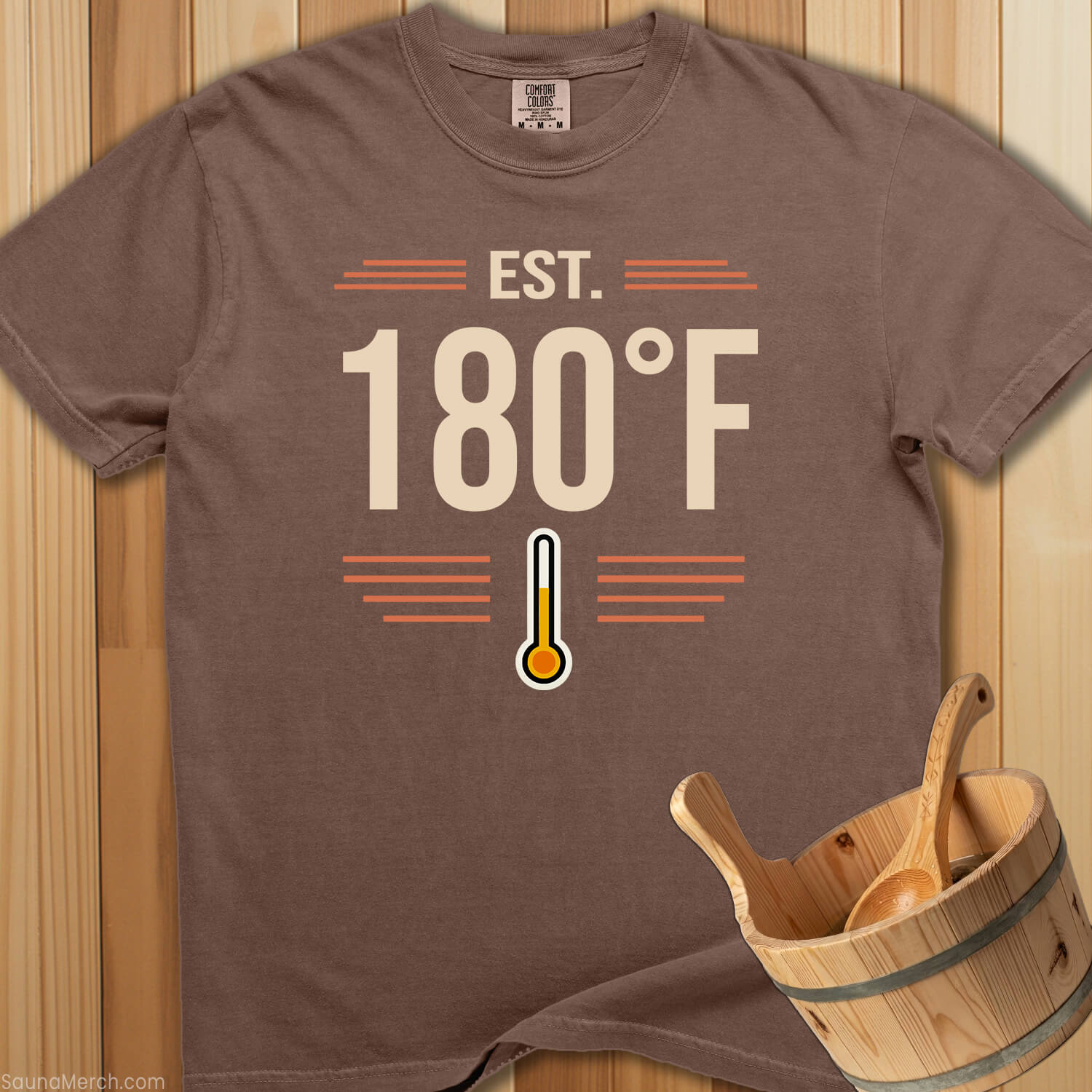 Established 180 Degrees Sauna T-Shirt - SaunaMerch