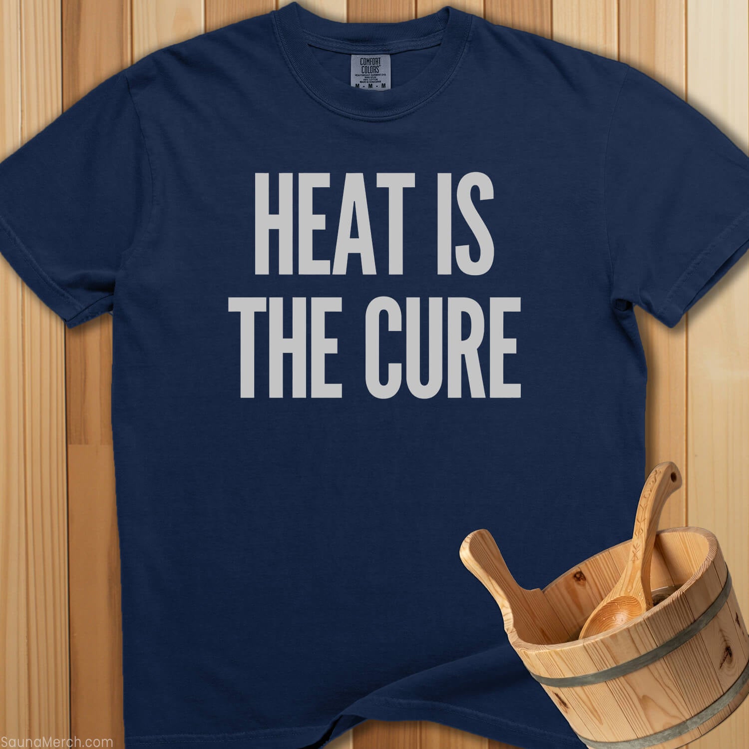 Heat Is The Cure T-Shirt - SaunaMerch