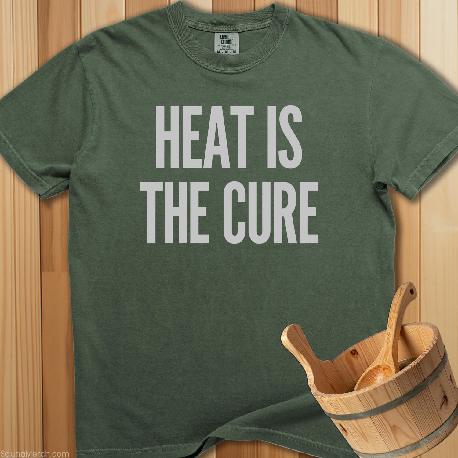 Heat Is The Cure T-Shirt - SaunaMerch
