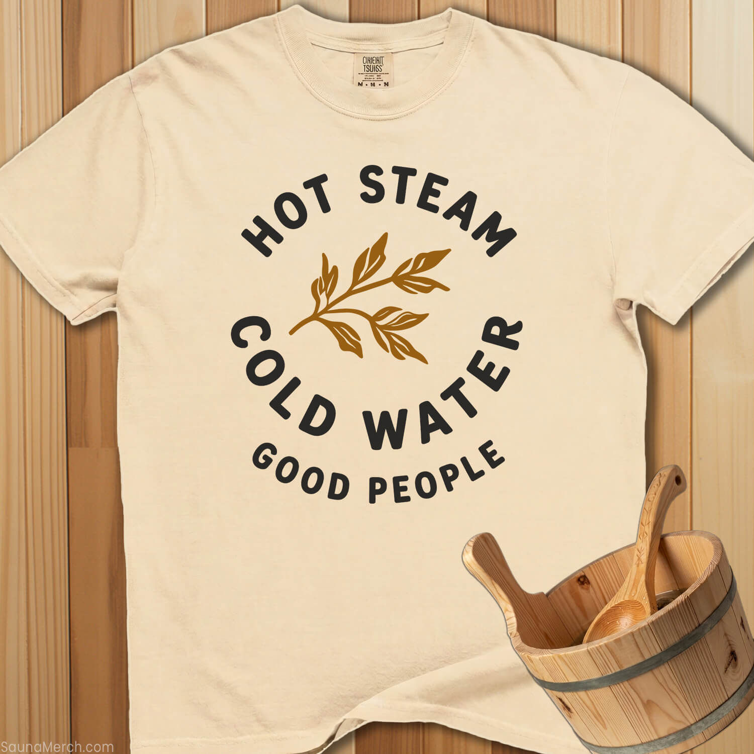 Hot Steam Cold Water T-Shirt - SaunaMerch