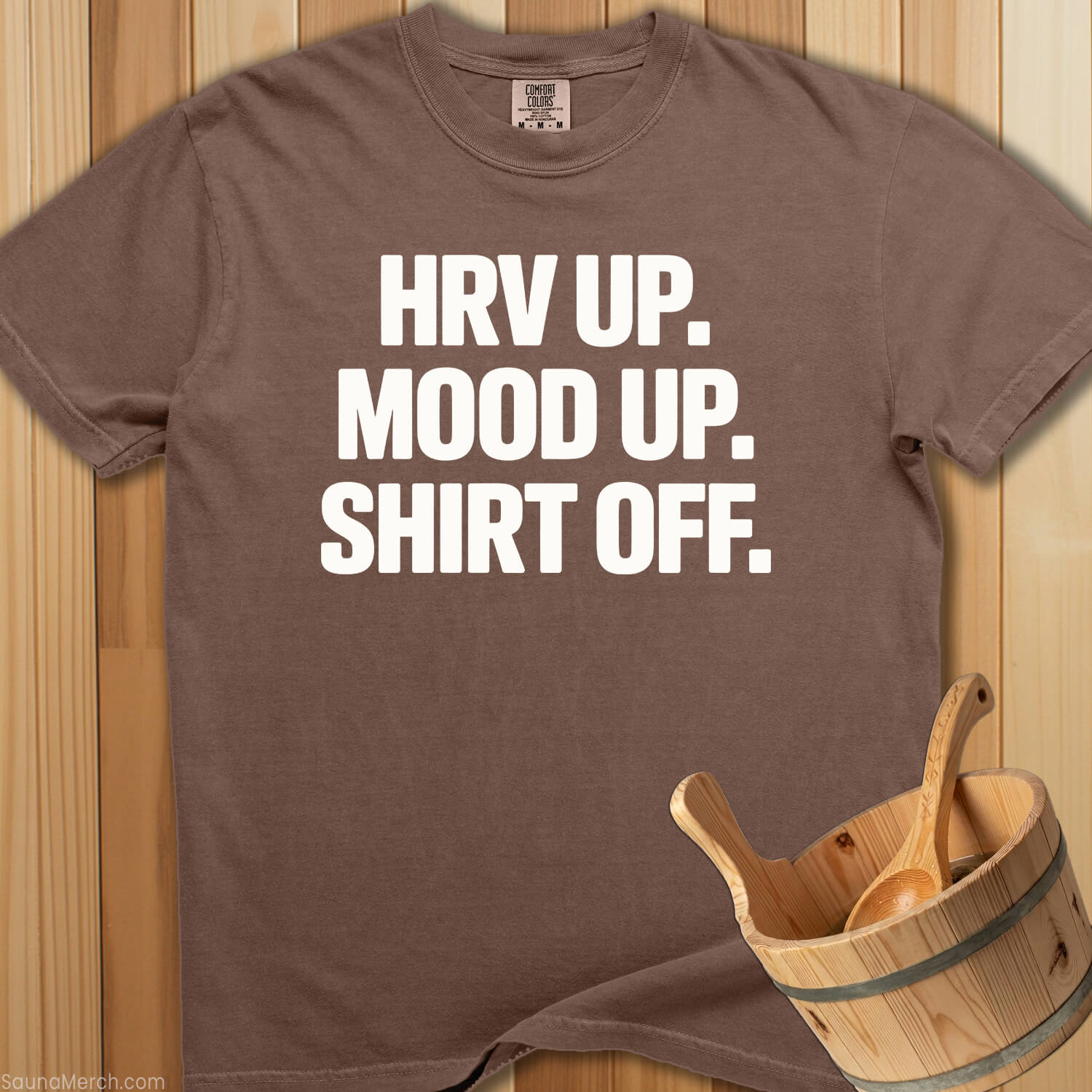 HRV Up Mood Up Sauna T-Shirt - SaunaMerch