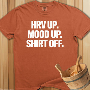 HRV Up Mood Up Sauna T-Shirt - SaunaMerch