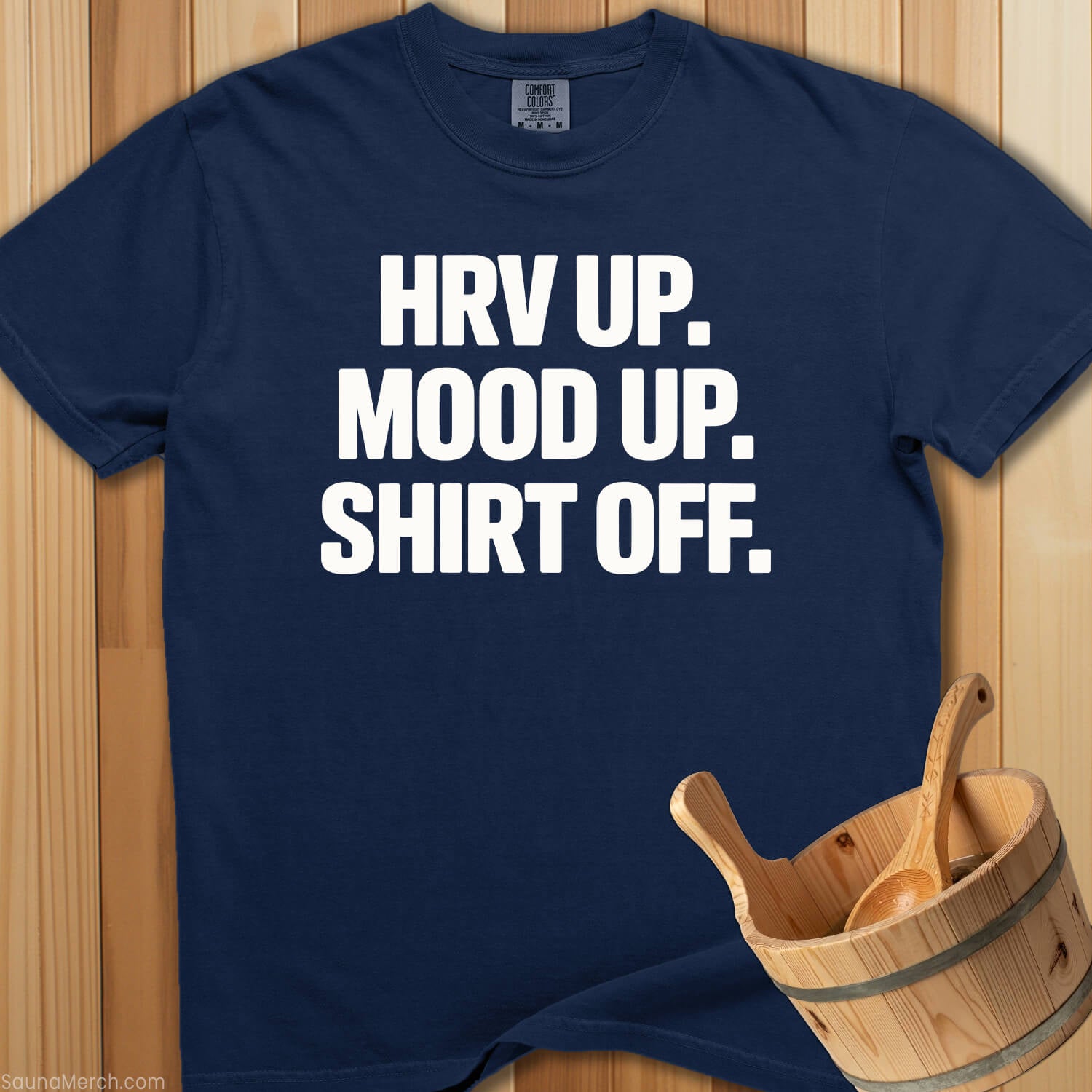 HRV Up Mood Up Sauna T-Shirt - SaunaMerch