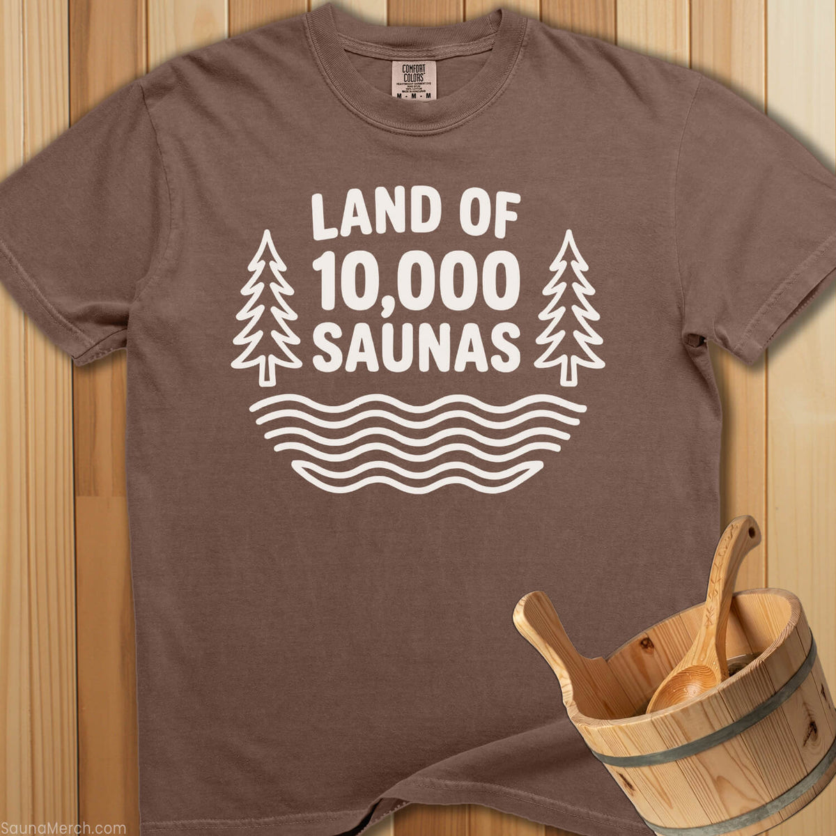 Land of 10000 Saunas T-Shirt - SaunaMerch