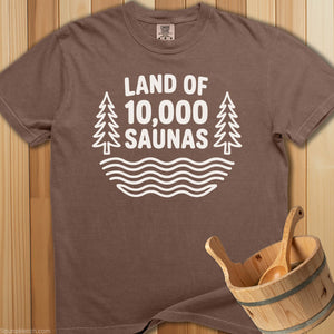 Land of 10000 Saunas T-Shirt - SaunaMerch