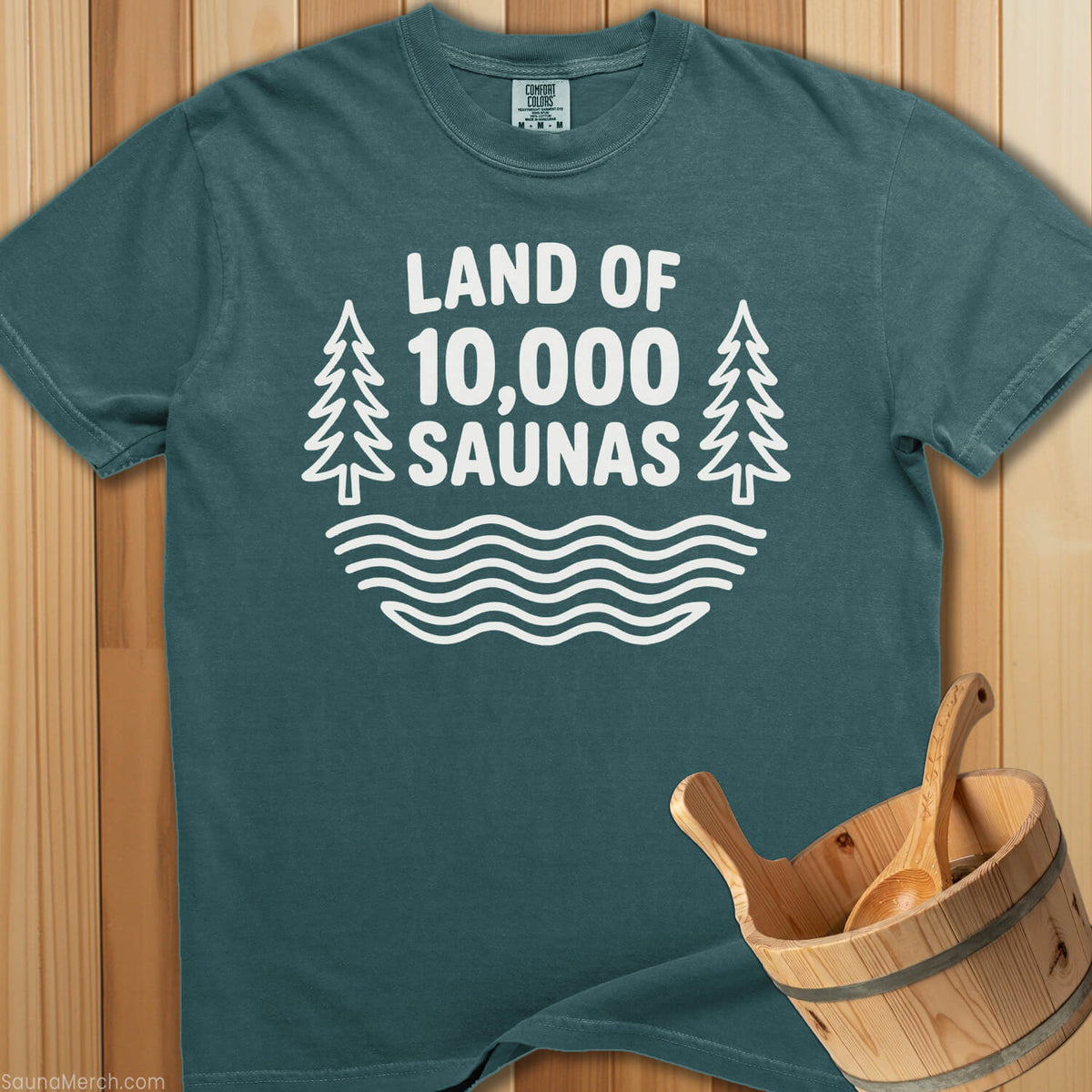 Land of 10000 Saunas T-Shirt - SaunaMerch