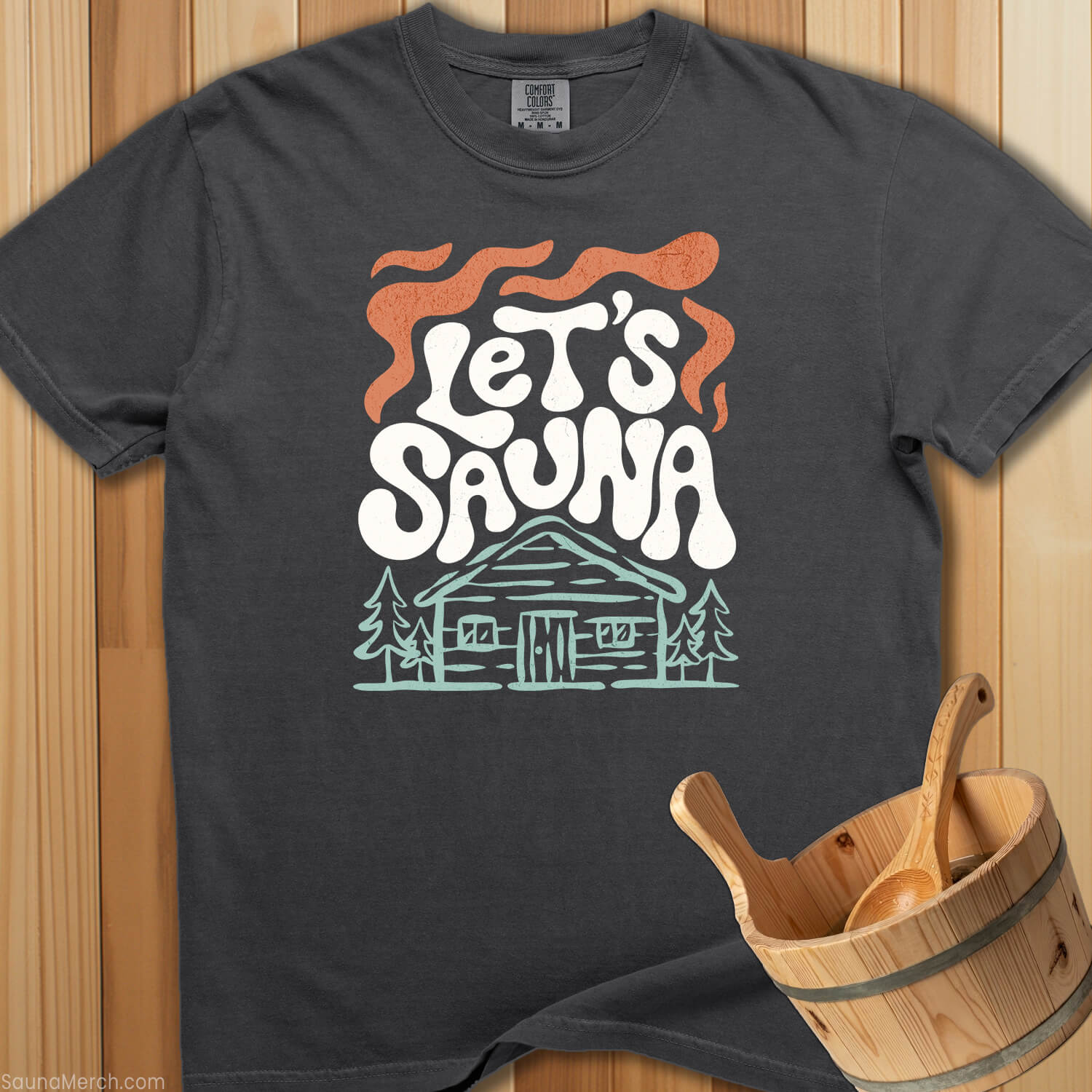 Let's Sauna T-Shirt - SaunaMerch