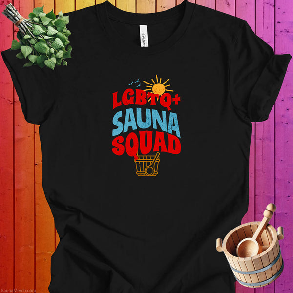 LGBTQ+ Sauna Squad Tee