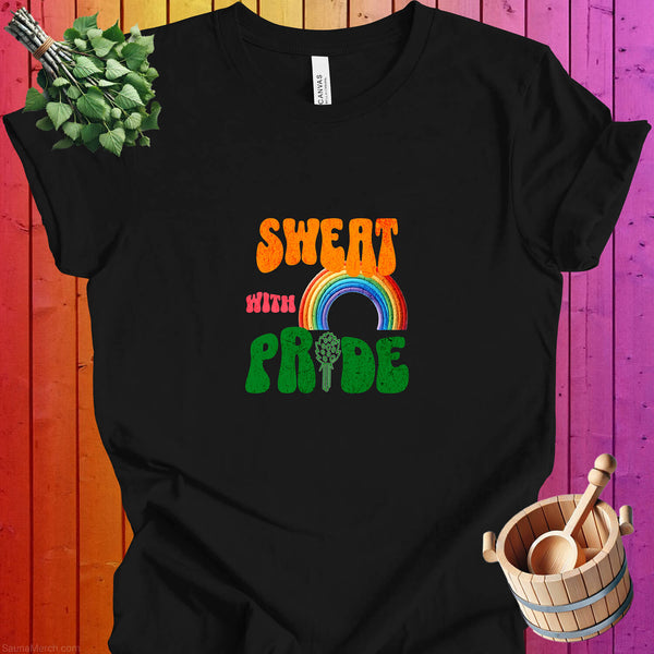 Sweat With Pride: Sauna Enthusiast's LGBTQ+ Tee