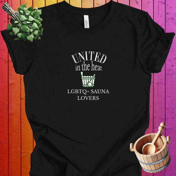 LGBTQ+ Sauna Lovers Tee: United in the Heat