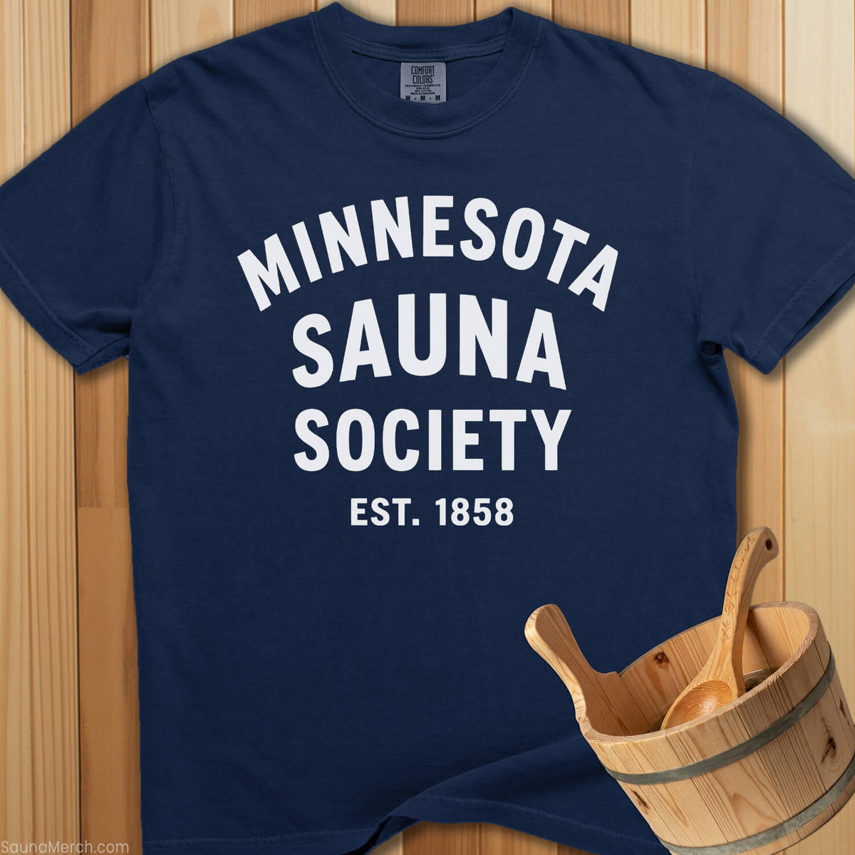 Minnesota Sauna Society T-Shirt - Navy