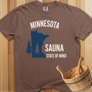 Minnesota Sauna State of Mind T-Shirt - Espresso