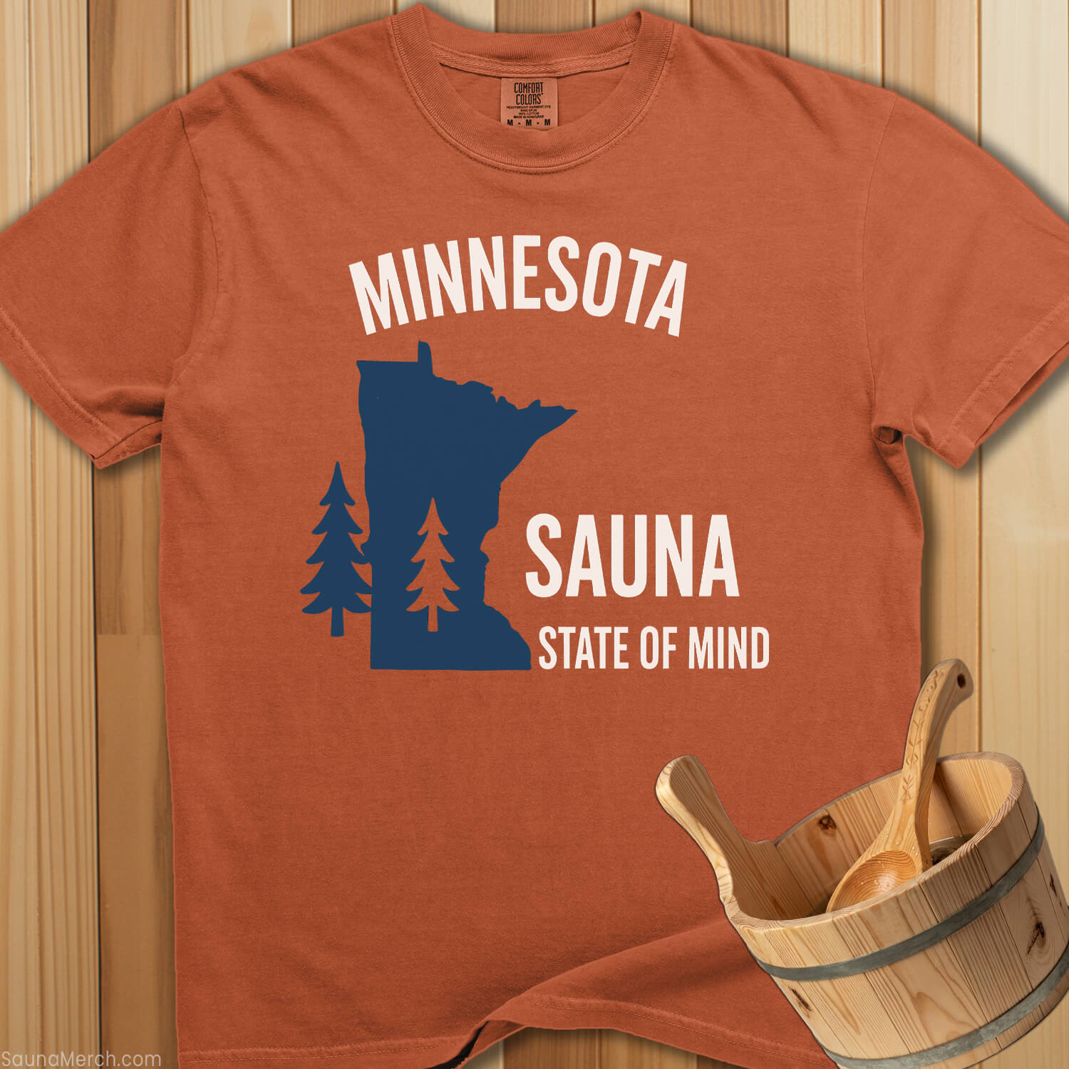 Minnesota Sauna State of Mind T-Shirt - Yam