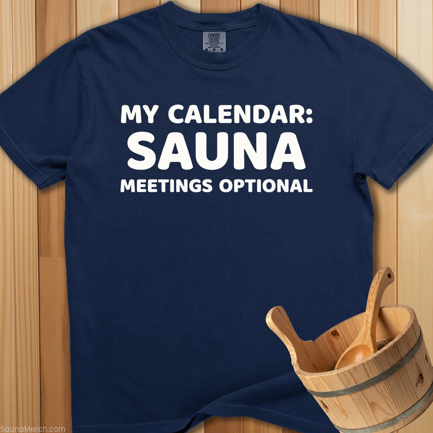 My Calendar Sauna T-Shirt - SaunaMerch